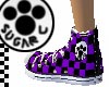 SC - Purp Check Sneakers