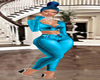 TEAL JEAN SET