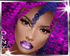 Curl Purple Hair