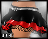 0 | Rage Black Red Skirt