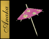 Pink Beverage Umbrella