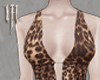 Leopard Halter Top