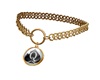 QOS Black Necklace Gold