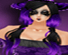 Purple/Blk Witch Hair