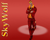 Red jacket -fire hors