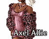 AA Pink Snow Leopard Fur