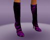 purple rave boots