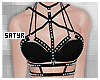 Spiked Harness Top