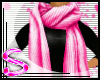 $ Sweater & Scarf pink
