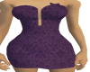 {BE}Purple mini dress