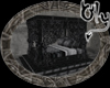 Dark Antique Bed