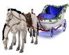 WEDDING CARRIAGE BLUE/WH