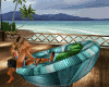 tropical paradise sofa