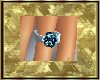 ~D~ blue diamond ring