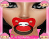*C* Red Black Pacifier