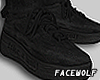 。all black sneakers