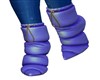 PURPLE PUFFY BOOTS