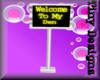 *T Neon Welcome Sign