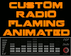 Custom Radio - Flaming