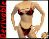 ! Tiger Bikini 4 Red Blk
