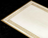 Greek Key Wht/Gld Karpet