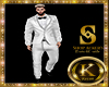 formal white suit