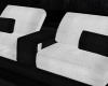 White Black Couch