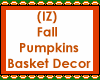 Pumpkins Basket Decor
