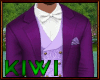 Bridgerton Purple suit