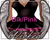 Wicked Blk/Pink Heather
