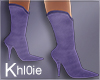 K Fall purple boots