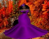 Purple Fall Evening Gown