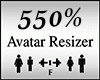 Avatar Scaler 550% F/M