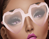 Pink Heart Doll Glasses