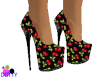 cherry high heels