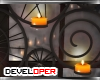 :D Graveyard Wall Candle