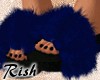 Fur Slides -Blue