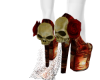 Multi Skull Rose Shoes