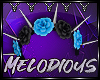 M♪ Blue Goth Tiara