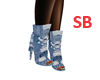 SB* Fly Denim Boots