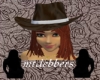 Cowgirl Brown Hat...