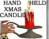 HAND HELD XMAS CANDLE