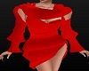 RED {DRAP} Dress
