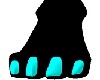 Furry Black and Cyan