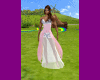 robe rose et blanche 
