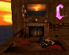 Sunset Fire place
