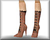 sheepskin stiletto boots