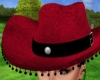 ! COWGIRL HAT RED