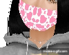 pink cow print mask