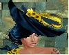 Sunflower navy hat hair